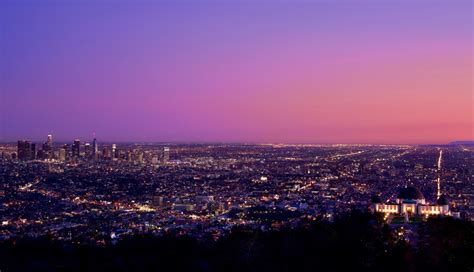 1336x768 Los Angeles at Night Pink Sky HD Laptop Wallpaper, HD City 4K ...