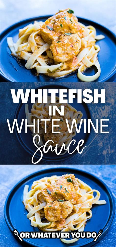 Easy White Fish with Wine Sauce - Or Whatever You Do