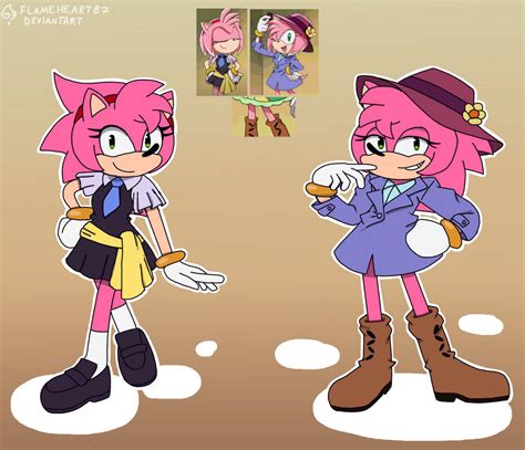 Amy Rose Outfits 9 by FlameHeart87 on DeviantArt