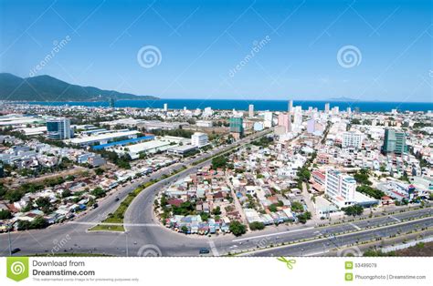 View of Da Nang City Centre Editorial Stock Image - Image of danang ...