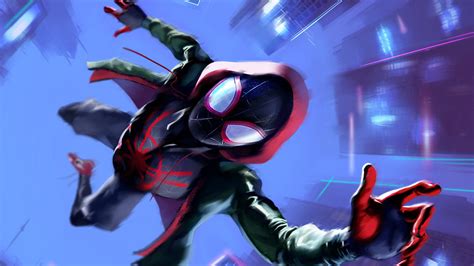 Miles Morales in Spider-Man Into the Spider-Verse Wallpapers | HD ...