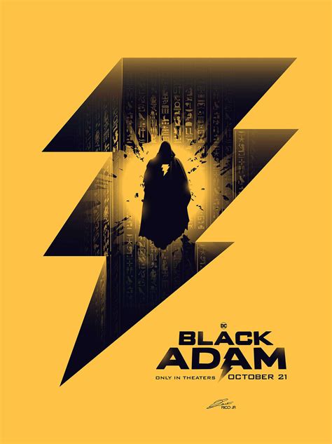 DC Comics BLACK ADAM Poster Art | Poster By Rico Jr