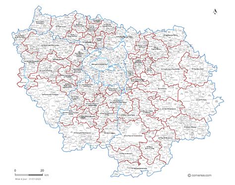 Ile De France Carte Communes - My blog