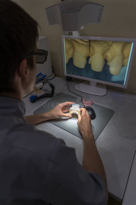 Dental Technician is Making a Denture Editorial Stock Image - Image of dentistry, making: 243154304