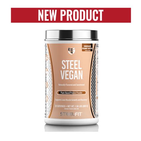 Steel Vegan – Plant-Based Protein Powder – PrecisionSports