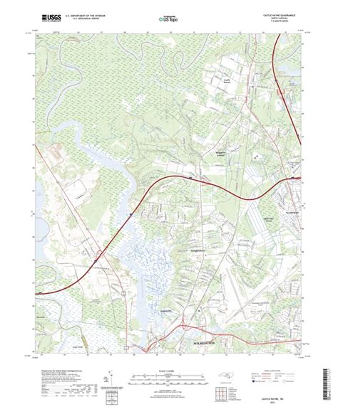 Castle Hayne, NC (2022, 24000-Scale) Map by United States Geological ...