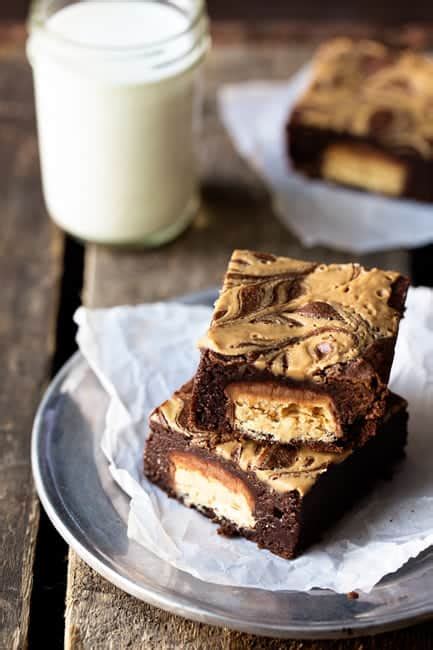 Peanut Butter Snickers Brownies | My Baking Addiction