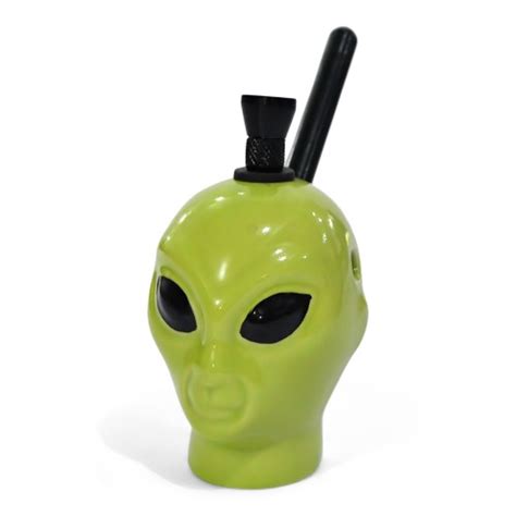 Alien Shape Ceramic Bong (4 Inch)