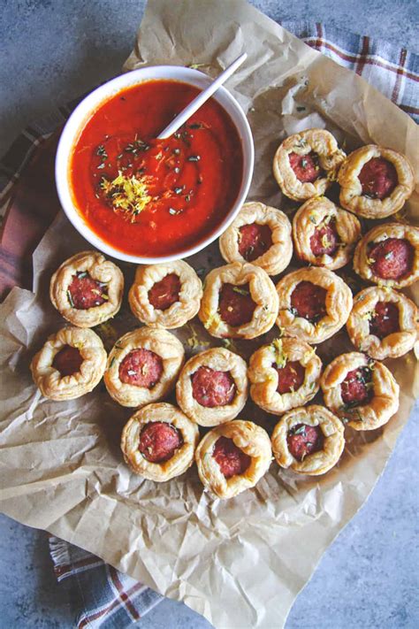 Sausage Puff Pastry Appetizer Recipe - Sweetphi