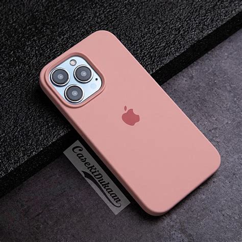 Buy Light Pink Silicon Case For iPhone 13 Pro Max