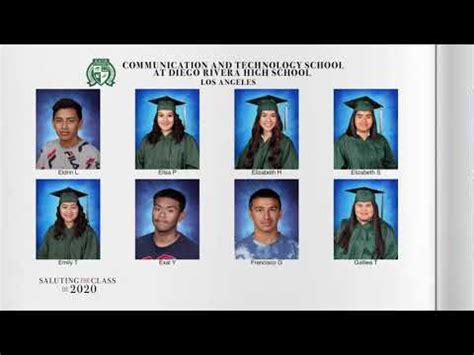 Saluting the Class of 2020 -- Communications and Technology School at Diego Rivera High School ...