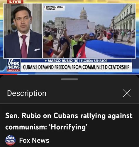 Fox News using footage from a pro Cuba protest to report on the ...