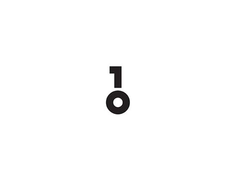 Binary Key | Numbers typography, Logo design inspiration branding, Logo design inspiration