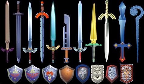 Legend of Zelda, Swords and Sheilds | Zelda sword, Legend of zelda, Zelda twilight princess