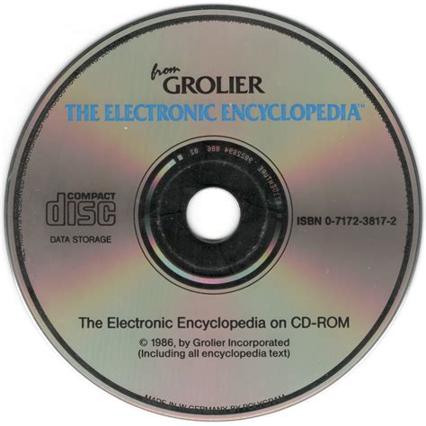 The Grolier Electronic Encyclopedia (1986) : Grolier Incorporated ...