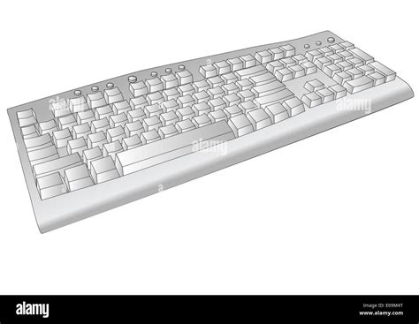 old computer keyboard Stock Photo - Alamy