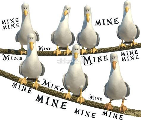 Mine! Seagulls from Finding Nemo | Finding nemo stickers, Finding nemo seagulls, Finding nemo