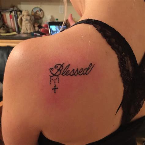 Tatuagem blessed, Tatuagens da moda, Boas ideias para tatuagem