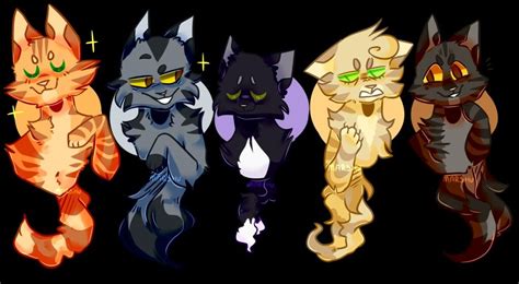 Fireheart, Graystripe, Ravenpaw, Sandstorm and Dustpelt Warrior Cat Memes, Warrior Cats ...