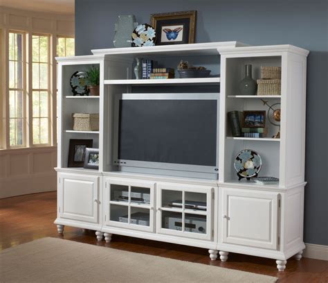 Hillsdale Grand Bay Small Entertainment Wall Unit - White 6122SEC ...