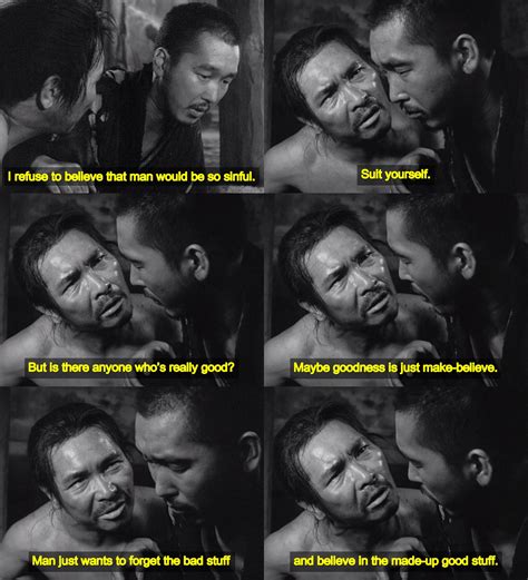 Rashomon (1950) by Akira Kurosawa | Movie lines, Film quotes, Tv series quotes