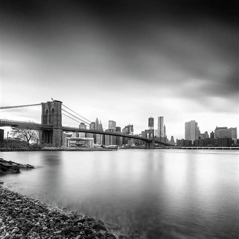 Black And White Brooklyn Bridge by Pawel.gaul