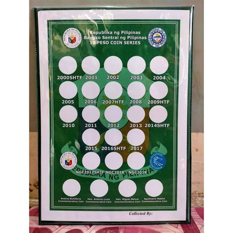 10 peso coin layout with NGC (CERTIFICATE HOLDER) | Shopee Philippines