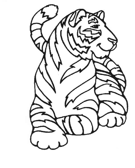 26 best ideas for coloring | Tiger Coloring Page