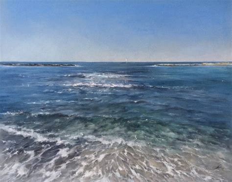 Beachscape Drawing by Pastel art | Saatchi Art