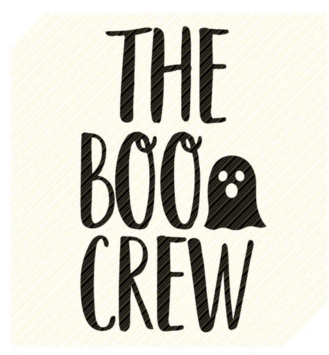 The Boo Crew Svg Boo Boo Boo Halloween Quotes Halloween | Etsy