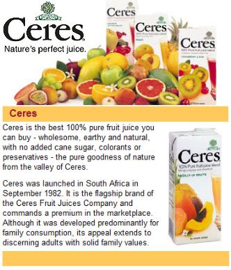 Ceres 100% Pure Fruit Juice