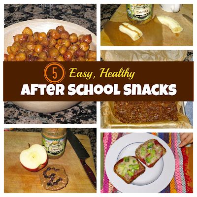 Easy, Healthy After School Snacks