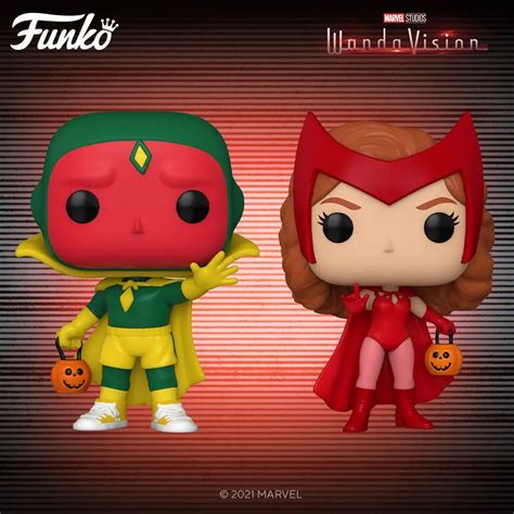 WandaVision Halloween Wanda AND Vision Pop! Vinyls! - Serpentor's Lair