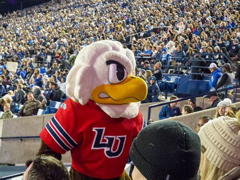 Liberty University Mascot at BYU Football Stadium | Here is … | Flickr