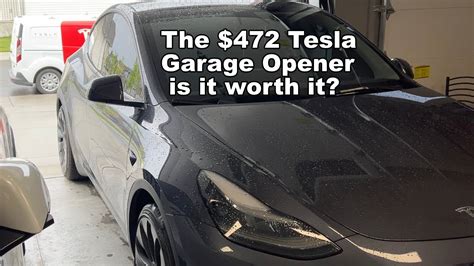 Tesla Garage Door Opener - Is it Worth $472? - YouTube