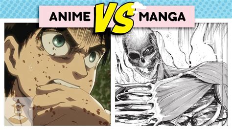 Attack On Titan Manga Vs Anime Differences Trova le migliori immagini ...