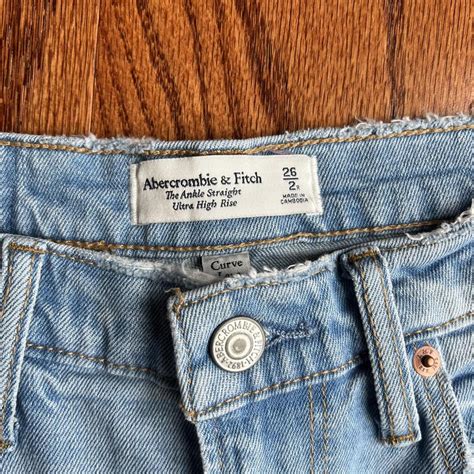 Abercrombie curve love jeans!!!!! Size 26/2!... - Depop