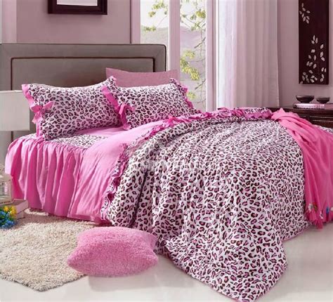 Pink w/ leopard print (With images) | Print bedding, Bedding sets, Bed