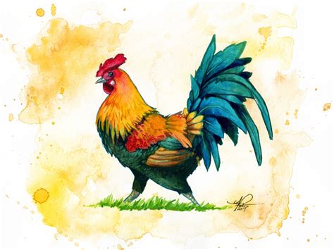 6 Farm Animals Watercolor Paintings - AMP