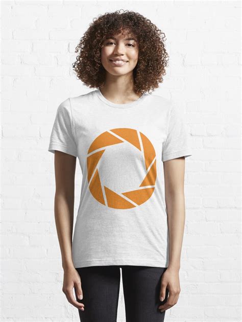 "Aperture Science (Orange)" T-shirt for Sale by cassiarose | Redbubble ...