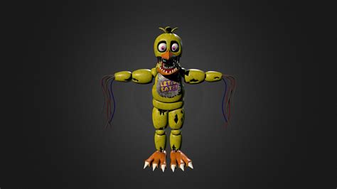 Withered Chica - Download Free 3D model by animator12 [68756bf] - Sketchfab