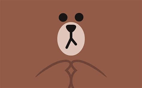 Cute Brown Bear, aesthetic bear cute pc HD wallpaper | Pxfuel