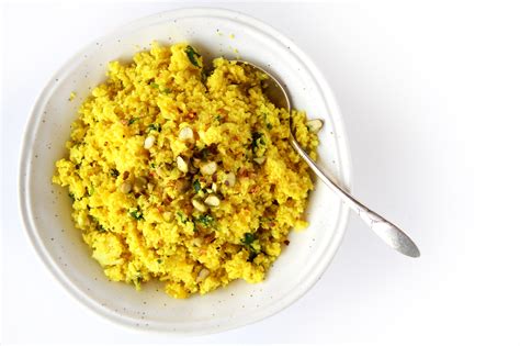 Cauliflower "Rice", Indian Style - Active Vegetarian