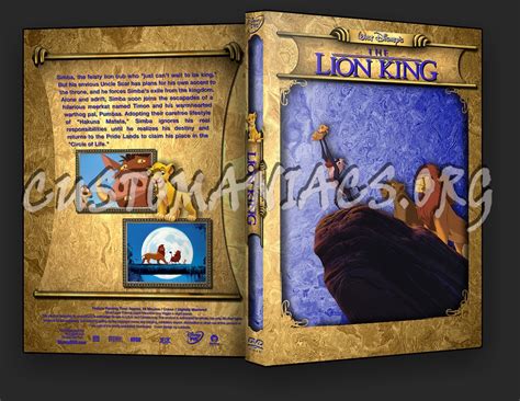 The Lion King dvd cover - DVD Covers & Labels by Customaniacs, id: 9262 ...