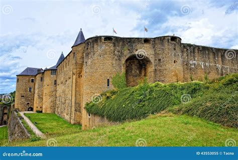 Castle Sedan in France stock image. Image of cloudy, province - 43553055