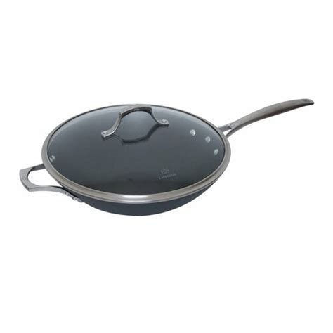 Calphalon Unison Nonstick 13" Flat-Bottom Wok with Lid & Reviews | Wayfair