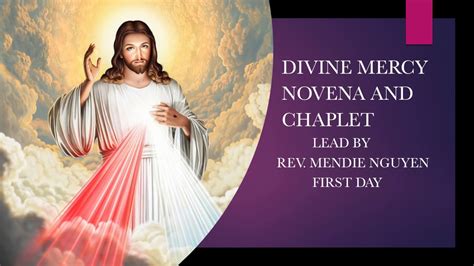 Divine Mercy Novena and Chaplet Day 1 - YouTube