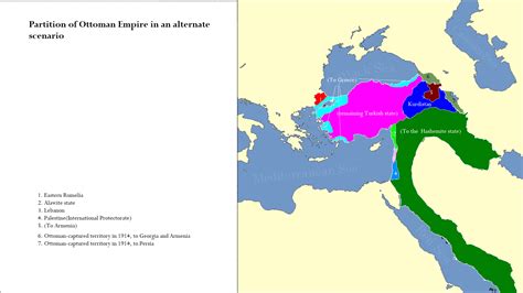 An alternate history partition of Ottoman Empire post-WWI : r/imaginarymaps