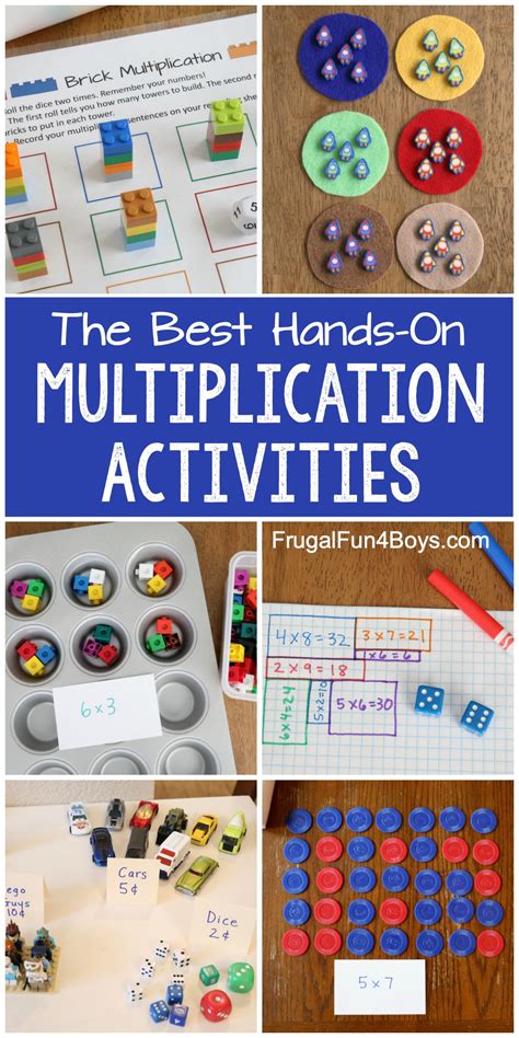 Hands-On Multiplication Activities - Frugal Fun For Boys and Girls