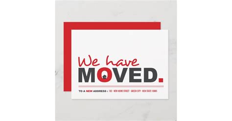 We've Moved Moving Announcement Housewarming Party | Zazzle